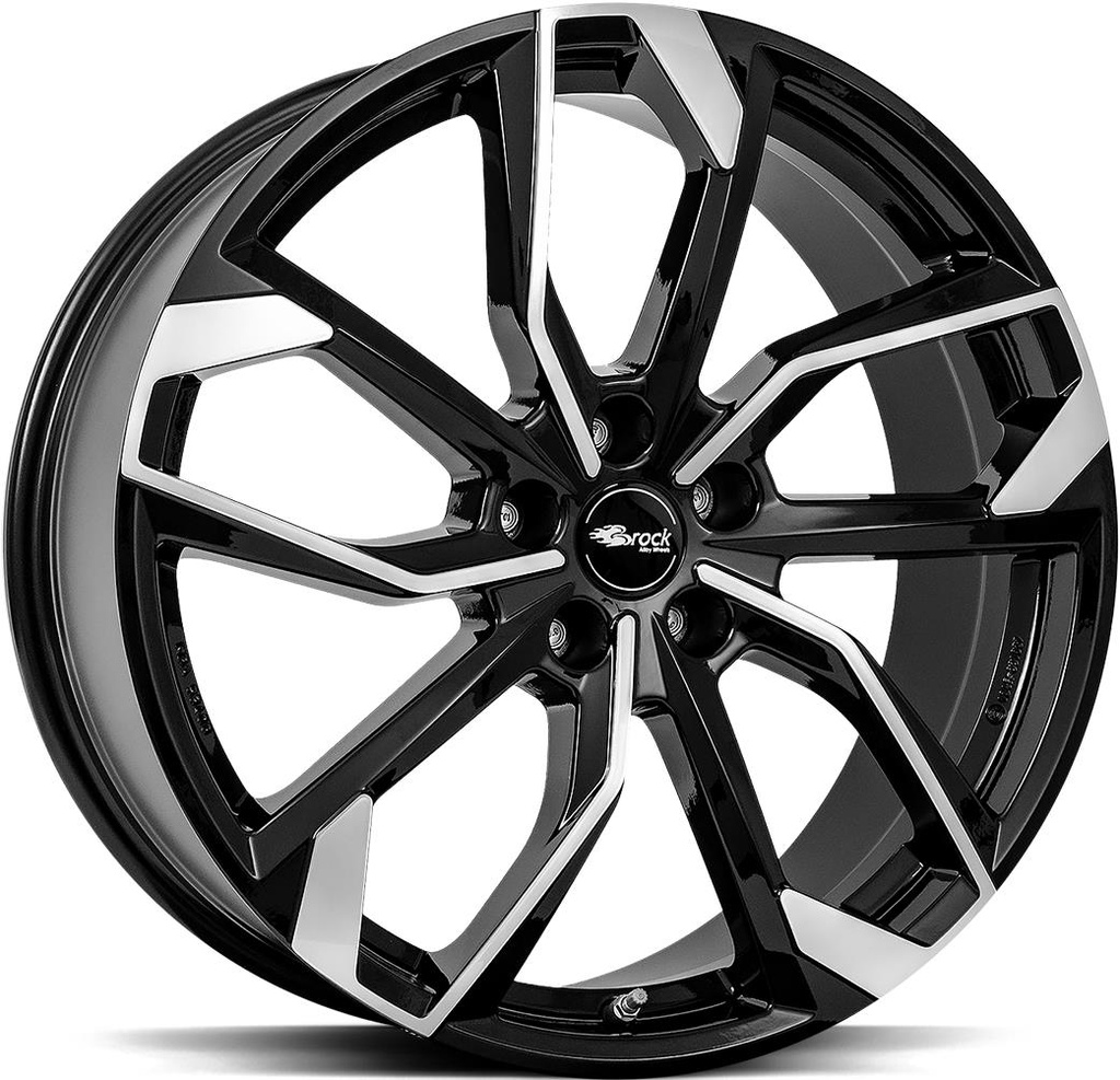 BROCK RC34 BLACK FULL POL 7x17 5/112 ET44 CB66.6