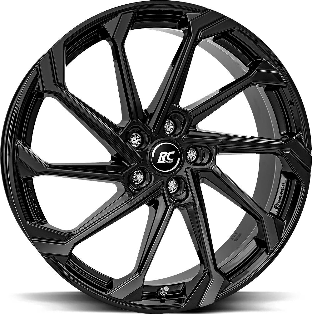 BROCK RC36 SHINY BLACK 7.5x19 5/108 ET50 CB65.1