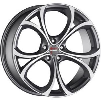 MAK LARIO GUN MET-MIRROR FACE 7,5X 7.5x17 5/17 ET39 CB65.1