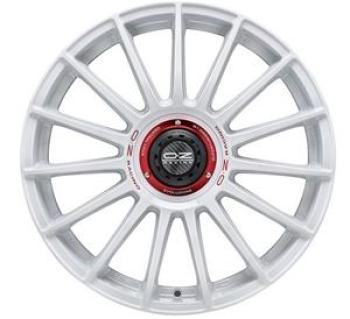 OZ RACING SUPERTURISMO EVOLUZIONE WRC RACE WHITE RED LETTERING  5X1 8.5x20 5/20 ET30 CB79