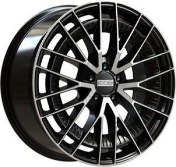 FONDMETAL KARI GLOSSY BLACK MACHINED  5X1 9.5x20 5/20 ET22 CB66.6