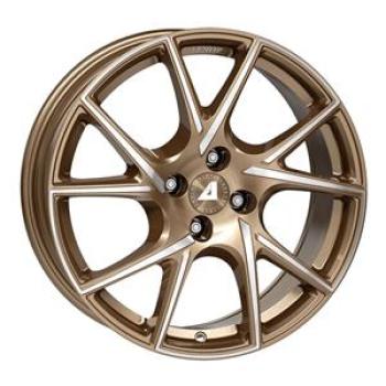 ALUTEC ADX.01 METALLIC-BRONZE FRONTPOLISHED  4X 7x17 7/17 ET18 CB65.1