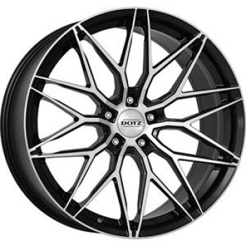 DOTZ SUZUKA DARK BLACK/POLISHED 8x18 8/18 ET45 CB70.1