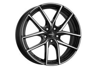 DEZENT TO DARK BLACK/POLISHED 7.5x18 5/18 ET50 CB63.4