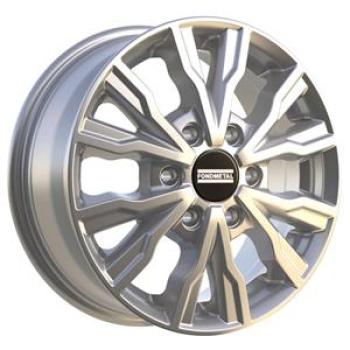 FONDMETAL PRO2 GLOSSY SILVER  6X1 6.5x16 5/16 ET54 CB84.1