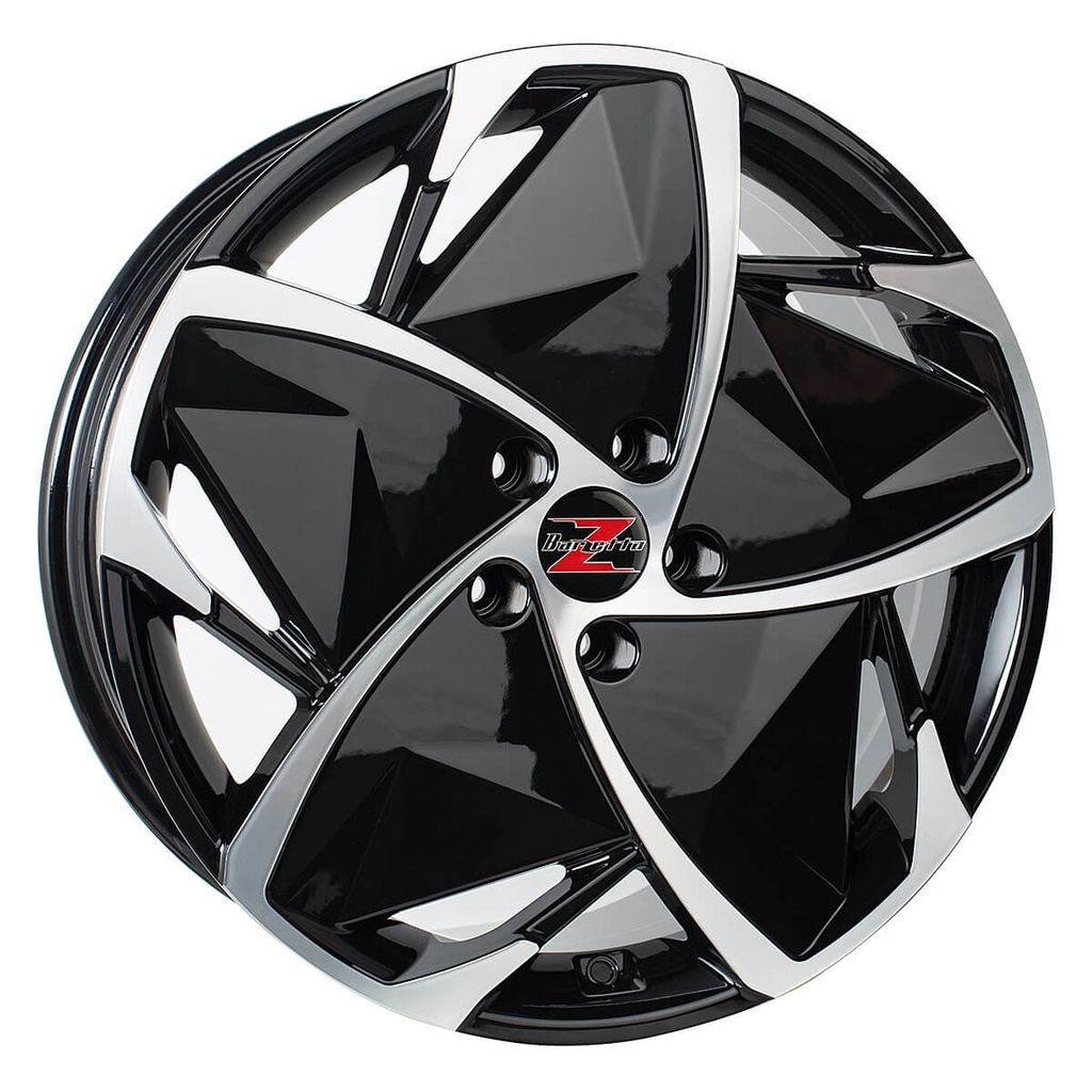 BARZETTA ELETTRICO BLACK POLISHED SÄHKÖAUTOIHIN 8x19 5/114.3 ET35 CB64.1