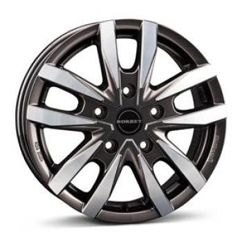BORBET CW5 MISTRAL ANTHRACITE GLOSSY POLISHED 6.5x16 5/16 ET60 CB65.1