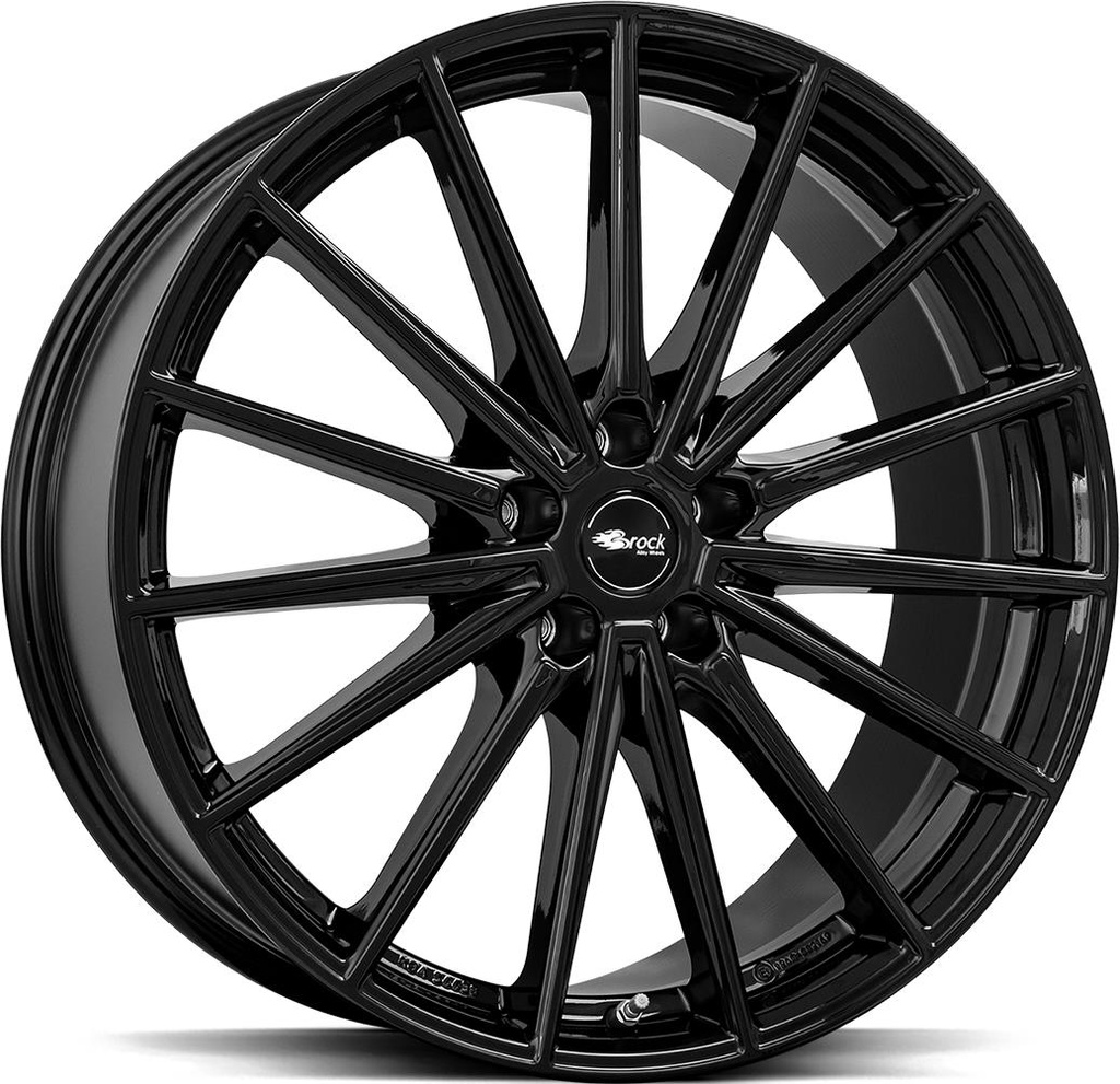 BROCK B43 SHINY BLACK 8.5x21 5/108 ET38.5 CB63.4