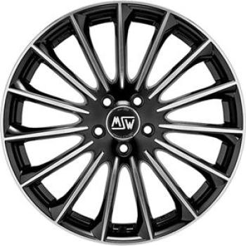 MSW 30 GLOSS BLACK FULL POLISHED 8,5X 8.5x19 5/19 ET38 CB73.1