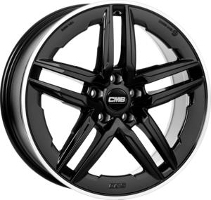 CMS C29A DIAMOND RIM BLACK GLOSS 8.5x19 5/112 ET35 CB66.5