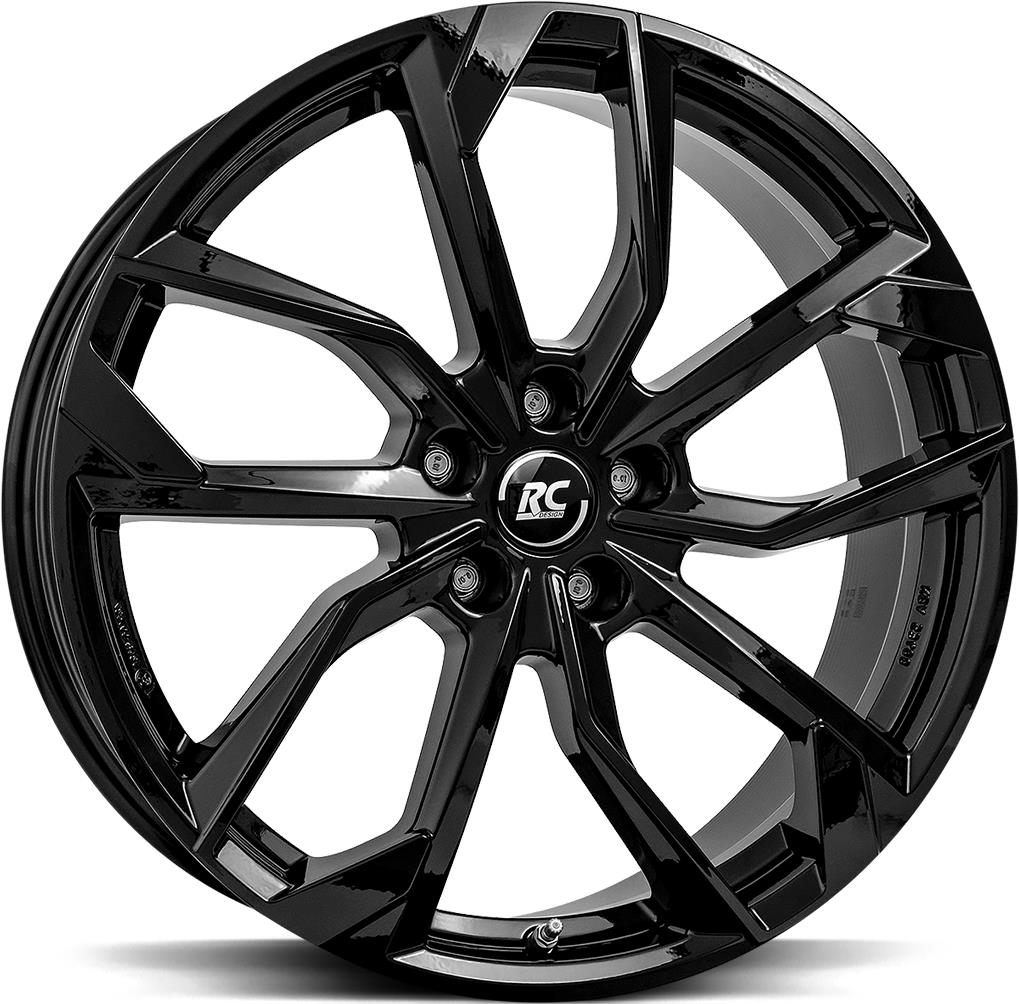 BROCK RC34 SHINY BLACK 7x17 4/108 ET37.5 CB63.4