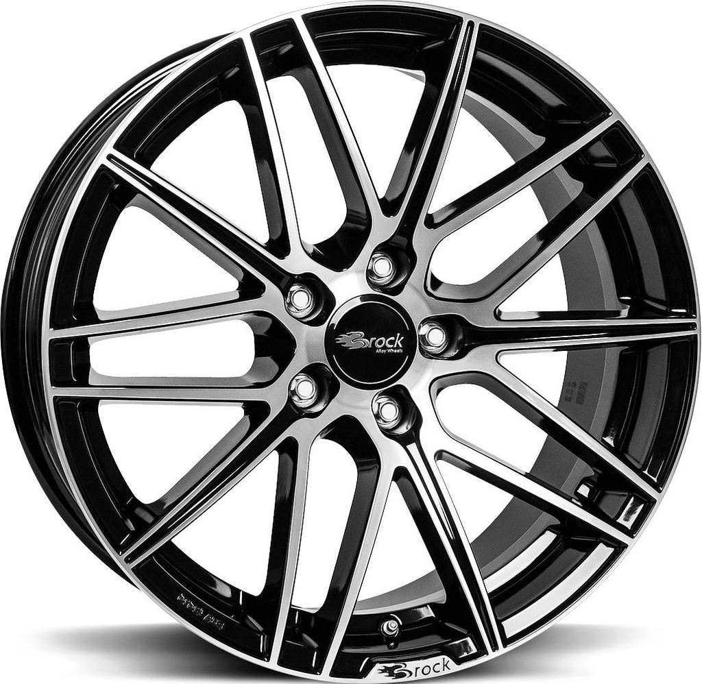 BROCK B34 BLACK FULL POL 8.5x19 5/108 ET45 CB72.6