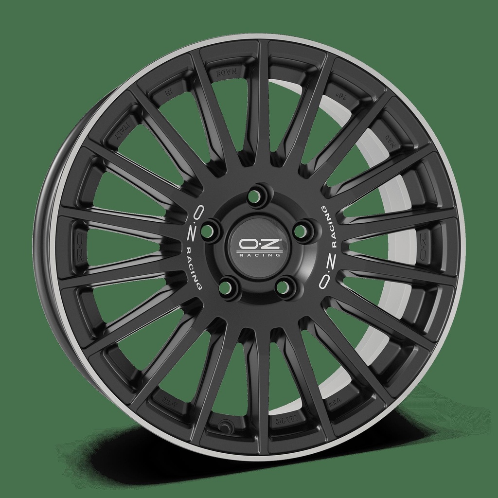 OZ RALLY DESERT M.BLK/POL LIP 8x18 6/139.7 ET48 CB92.4