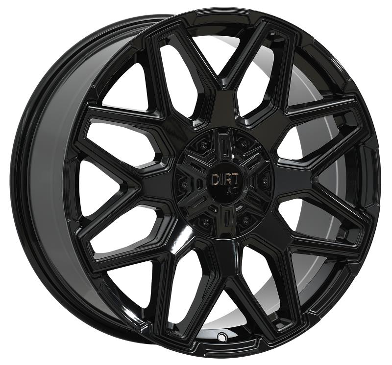 STATUSFÄLGAR D212 GLOSSBLACK 8x18 6/135-139.7 ET40 CB106.1