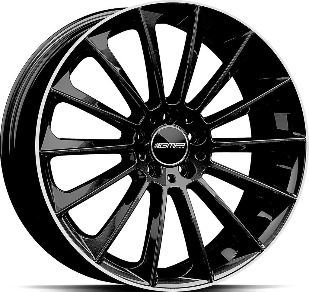 GMP STELLAR BLACK DIAM LIP 9.5x20 5/112 ET50 CB66.6