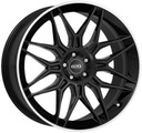 DOTZ LONGBEACH DARK BLACK/POLISHED LIP 10,5X 10.5x22 5/22 ET20 CB66.6