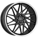 DOTZ TANAKA DARK GUNMETAL/POLISHED LIP 8,5X1 8.5x19 5/19 ET33 CB72.6