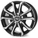 MSW 48 VAN GLOSS BLACK FULL POLISHED 7x17 7/17 ET68 CB78.1