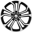 DEZENT TA DARK BLACK/POLISHED 7.5x19 5/19 ET50 CB67.1