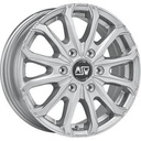MSW 48 VAN 6 HOLES FULL SILVER 6,5X 6.5x16 5/16 ET50 CB74.5