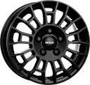 MAK NOMAD 6H GLOSS BLACK 7x17 7/17 ET50 CB74.5