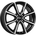 DEZENT TN DARK BLACK/POLISHED  4X 6x16 6/16 ET50 CB54.1