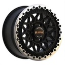 FONDMETAL BLUSTER MATT BLACK MACHINED LIP  6X130 8x18 8/18 ET50 CB84.1
