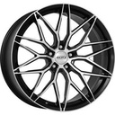 DOTZ SUZUKA DARK BLACK/POLISHED 10x20 10/20 ET28 CB70.1