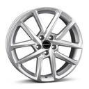 BORBET N CRYSTAL SILVER 6.5x17 5/17 ET38 CB57.1
