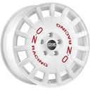 OZ RACING RALLY RACING RACE WHITE RED LETTERING  5X112 8x17 8/17 ET35 CB75