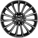 MSW 30 GLOSS BLACK FULL POLISHED 8,5X 8.5x19 5/19 ET38 CB73.1