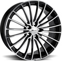 BROCK B24 BLACK FULL POLISH 7x17 4/98 ET35 CB58.1