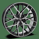MSW 74 G.BLK/POL | 8X18 5-112 E42 C73,1 60 8x18 5/112 ET42 CB73.1