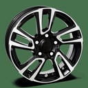 IMAGE RIDE HL BLK/POL | 6X15 4-100 E30 C57,1 R12,8 6x15 4/100 ET30 CB57.1