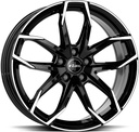 RIAL LUCCA DIAM BLACK POL 8x20 5/112 ET40 CB70.1