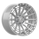 STATUSFÄLGAR D56 SILVER MACHINED FACE 9.5x22 6/139.7 ET20 CB106.1