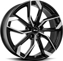 BROCK RC34 BLACK FULL POL 7.5x17 5/100 ET51 CB57.1